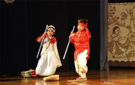 Our shining stars of Class Nursery won the THIRD POSITION under the theme Jhankaar (Indian Folk Dance) in the Inter-School Competition SPARKLE organised by St. Mark's World School, Meera Bagh : Click to Enlarge