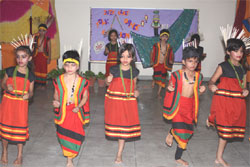 SMS, Janakpuri - Folk Dance Competition for Class II : Click to Enlarge