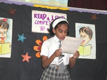 SMS Janakpuri, Read Aloud Competition - Click to Enlarge