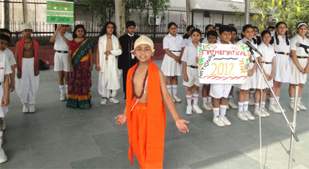 SMS, Janakpuri - Celebrating Year of Mathematics : Click to Enlarge