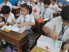 SMS, Janakpuri - Disaster Management Activity : ISA Activity : Click to Enlarge