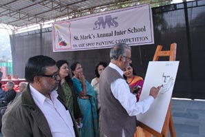 SMS, Janakpuri - 13th Annual Inter School On the Spot Painting Competition : Click to Enlarge