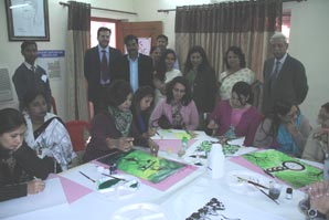 SMS, Janakpuri - 13th Annual Inter School On the Spot Painting Competition : Click to Enlarge