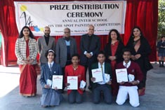 St. Mark's School, Janak Puri - Prize Distribution Ceremony of 20th Annual Inter School On-The-Spot Painting Competition : Click to Enlarge