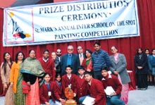 St. Mark&rsquo;s School, Janak Puri Sums Up Its Annual On The Spot Painting Competition : Click to Enlarge