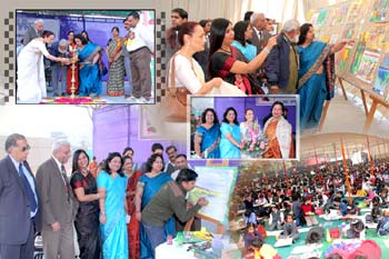 SMS, Janakpuri - XII Annual Inter School On The Spot Painting Competition : Click to Enlarge