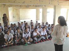 SMS, Janakpuri - Visit to SOS Village Bawana 20 July 2012 : Click to Enlarge