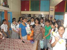 SMS, Janakpuri - Visit to SOS Village Bawana 20 July 2012 : Click to Enlarge