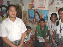 SMS, Janakpuri - Visit to SOS Village Bawana 20 July 2012 : Click to Enlarge