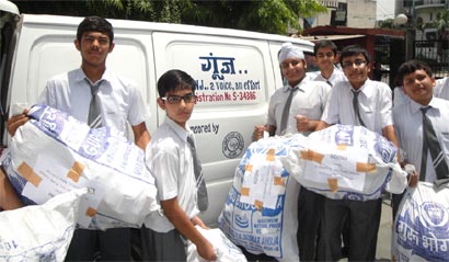 SMS, Janakpuri - Goonj - 2012 : Click to Enlarge