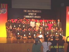 SMS, Janakpuri - Pramerica &ndash; Spirit of Community Awards 2013 : Click to Enlarge