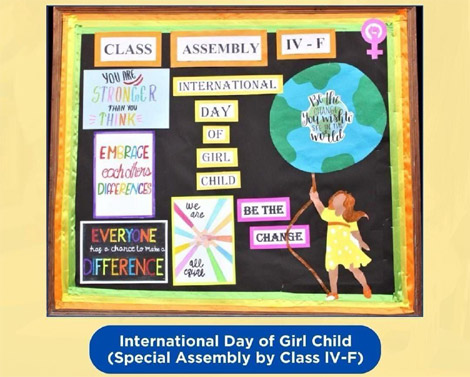 St. Mark's, Janakpuri - International Day of Girl Child : Click to Enlarge St. Mark's, Janakpuri - International Day of Girl Child : Click to Enlarge
