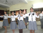 Spic Macay - Kathakali Intensive by Shr. Evoor Rajendra Pillai at St. Mark's Sr. Sec. Public School, Janakpuri - Click to Enlarge