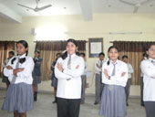 Spic Macay - Kathakali Intensive by Shr. Evoor Rajendra Pillai at St. Mark's Sr. Sec. Public School, Janakpuri - Click to Enlarge