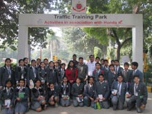SMS, Janakpuri - Safety Riding Training : Click to Enlarge