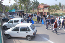 Cleanliness Drive taken up by Eco-Club Vasudha of St. Mark&rsquo;s School Janakpuri : Click to Enlarge