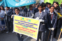 Cleanliness Drive taken up by Eco-Club Vasudha of St. Mark&rsquo;s School Janakpuri : Click to Enlarge