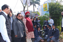 Cleanliness Drive taken up by Eco-Club Vasudha of St. Mark&rsquo;s School Janakpuri : Click to Enlarge