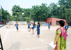 SMS, Janakpuri : Girls Volleyball Team - Click to Enlarge