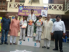 SMS Sr., Janakpuri - Aadharshila Inter School Judo Competition 2019 : Click to Enlarge