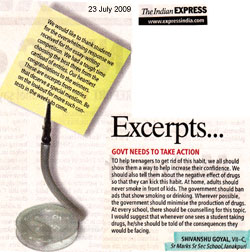 Media Coverage, SMS Janakpuri, Delhi - Click to Enlarge