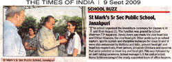 Media Coverage, SMS Janakpuri, Delhi - Click to Enlarge