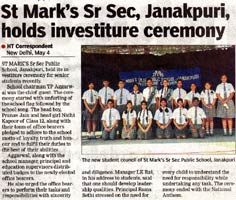 SMS Janakpuri - Media Coverage 2011 : Click to Enlarge