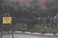 Fire Drill at St. Mark's, Janakpuri : Click to Enlarge