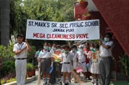 St. Mark's School, Janakpuri - Mega Cleanliness Drive week for Clean Delhi  Green Delhi : Click to Enlarge