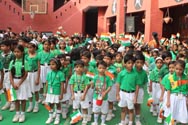 St. Mark's School, Janakpuri - 68th Independence Day Celebrations Class V : Click to Enlarge