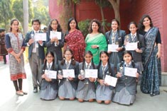 St. Mark's School, Janak Puri - Our school winners in LEXICON, a literary competition held between the three SMS branches : Click to Enlarge