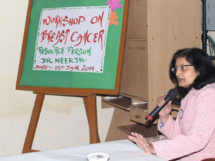 St. Mark's School, Janak Puri - In Service Teacher Training Workshop - Cancer Awareness : Click to Enlarge