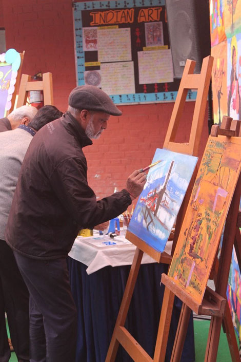 St. Marks Sr. Sec. Public School, Janakpuri - 23rd Annual Inter School On The Spot Painting Competition for Classes Nursery to XII : Click to Enlarge