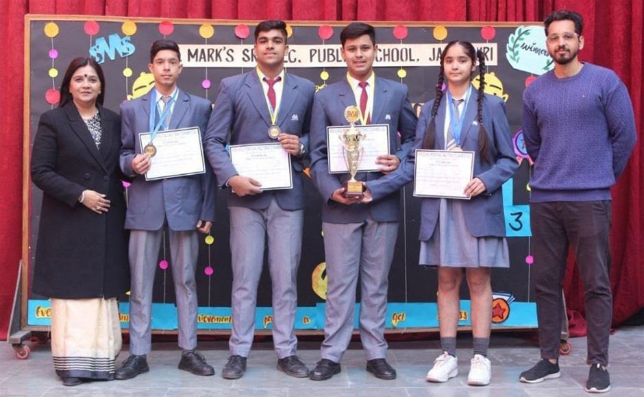 St. Marks Sr. Sec. Public School, Janakpuri - The participants from our school won various medals in the Inter-School Table Tennis Tournament : Click to Enlarge