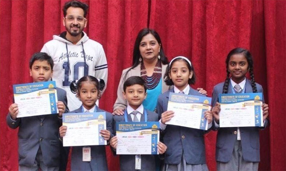 St. Marks Sr. Sec. Public School, Janakpuri - The Primary Zonal Athletic Meet held at Vikaspuri witnessed a winning spree for the young athletes of St. Mark's Janakpuri : Click to Enlarge