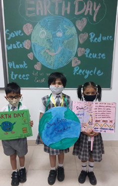 St. Marks Sr. Sec. Public School, Janakpuri - Earth Day Celebrations : Click to Enlarge