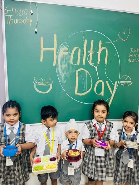 St. Marks Sr. Sec. Public School, Janakpuri - World Health Day : Click to Enlarge