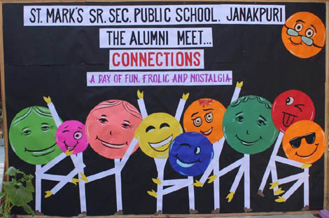 St. Marks Sr. Sec. Public School, Janakpuri - An Alumni Association Meet, CONNECTIONS was held to celebrate the bond between the students and the institution : Click to Enlarge