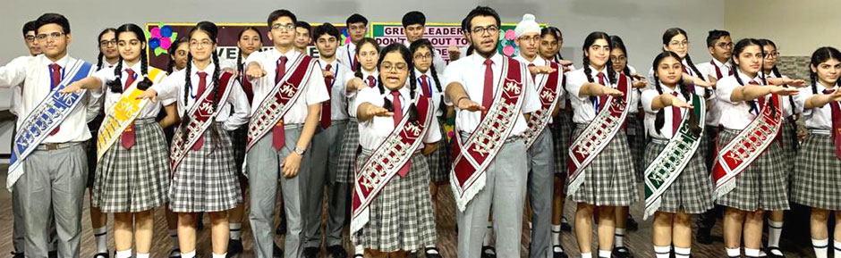 St. Mark’s Meera Bagh - Investiture Ceremony : Seniors - Student Leaders : Click to Enlarge