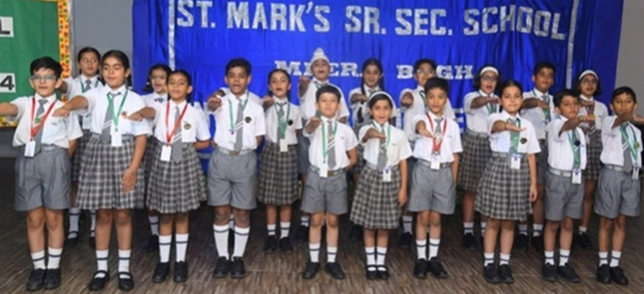 St. Mark’s Meera Bagh - Junior Student Council 2023-24 : Click to Enlarge