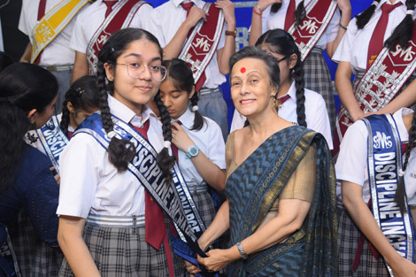 St. Mark's School, Meera Bagh - DISCIPLINE INCHARGES - Investiture Ceremony: Senior Student Council 2023-24 : Click to Enlarge