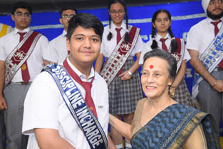 St. Mark’s Meera Bagh - DISCIPLINE INCHARGES - On 21st April 2023, Investiture Ceremony of the incoming Senior Student Council for the academic year 2023-24 was held with great zest and dignity : Click to Enlarge