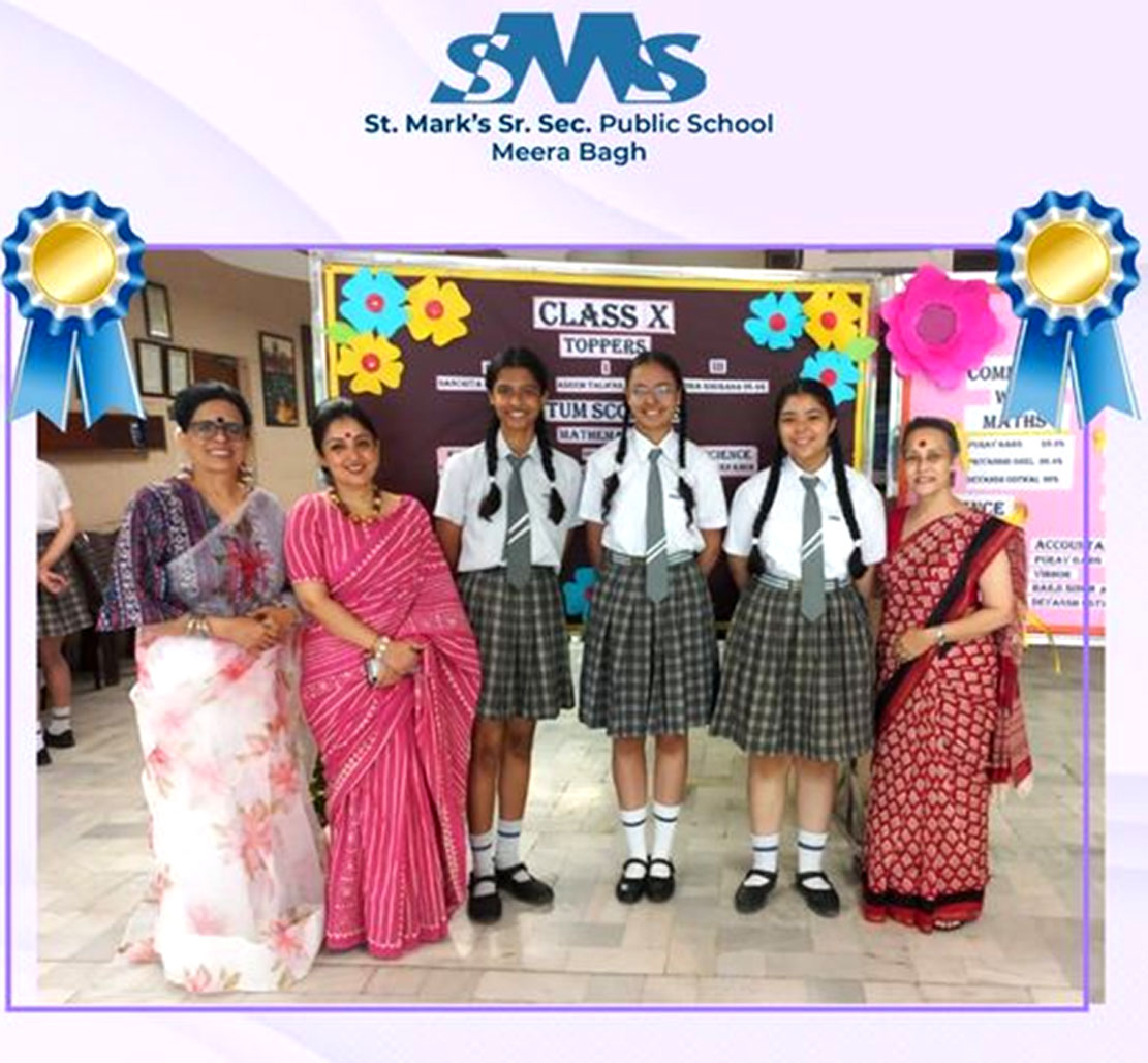 St. Mark's Sr. Sec. Public School - Academics - Class X Results 2022