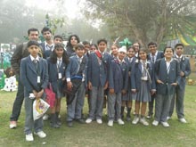 St. Mark's students visit Vaatavaran CMS : Click to Enlarge