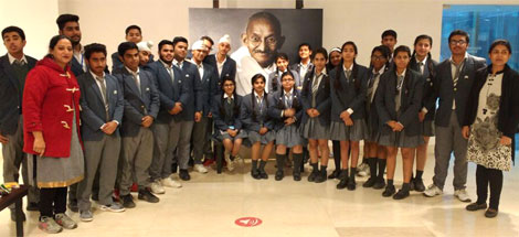 St. Mark’s Sr. Sec. Public School, Meera Bagh - Visit to Digital Museum of Mahatma Gandhi : Click to Enlarge