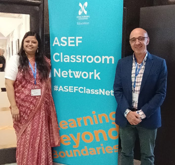 Ms. Lisha Manoj represented St. Marks School, Meera Bagh at the 16th ASEF Classroom Network Conference in Ljubljana, Slovenia : Click to Enlarge