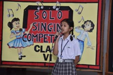 St. Mark’s Sr. Sec. Public School, Meera Bagh - Inter Class Solo Singing Competition for Class VI : Click to Enlarge