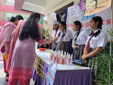 St. Mark’s Sr. Sec. Public School, Meera Bagh - Nirmaan Enterprises participated in School Enterprise Challenge Programme organised by Teach a Man to Fish : Click to Enlarge