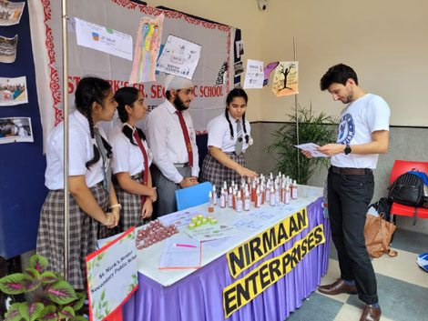 St. Mark’s Sr. Sec. Public School, Meera Bagh - Nirmaan Enterprises participated in School Enterprise Challenge Programme organised by Teach a Man to Fish : Click to Enlarge