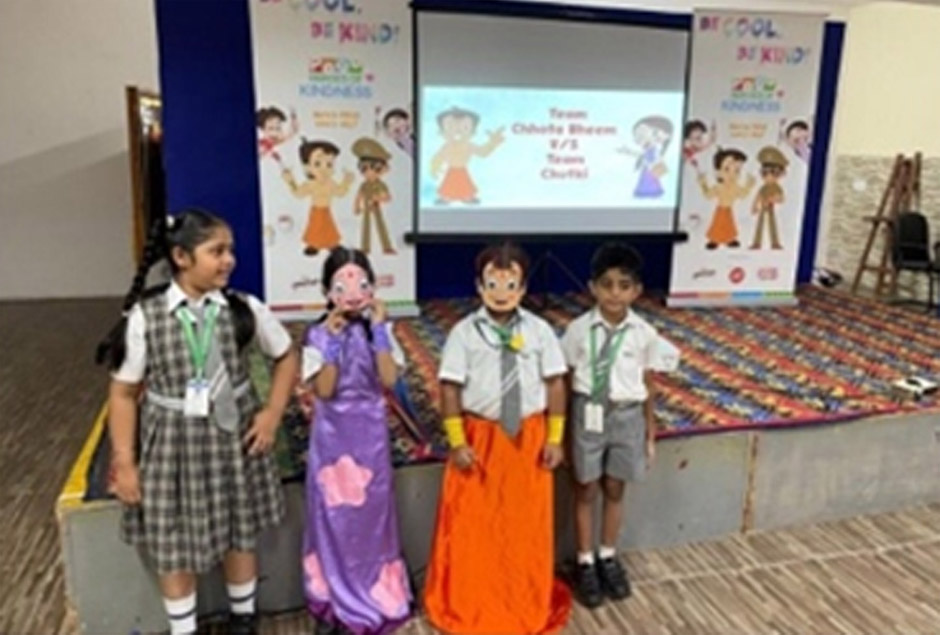 St. Mark's Meera Bagh - Cartoon Network hosted an engaging workshop for Primary Students : Click to Enlarge